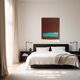 Minimalist abstract painting "garden thoughts"