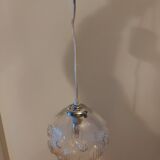 Vintage glass pendant lamp