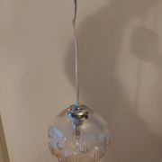 Vintage glass pendant lamp