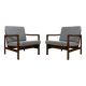 Pair of mid century armchairs "b7522 " by zenon bączyk, poland, 1960's