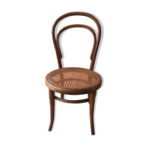Thonet chair nineteenth in bentwood beech - model n°14 - seat cannée