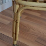 Baby vintage rattan bed