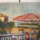 Ancient painting oil canvas pharaohs italy provence sun family