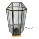 Lampe en laiton et verre
