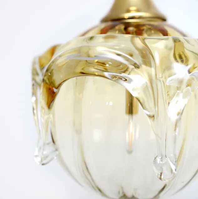 Glass Doria lamp, Germany, 1970s