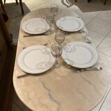 Marble bistro table