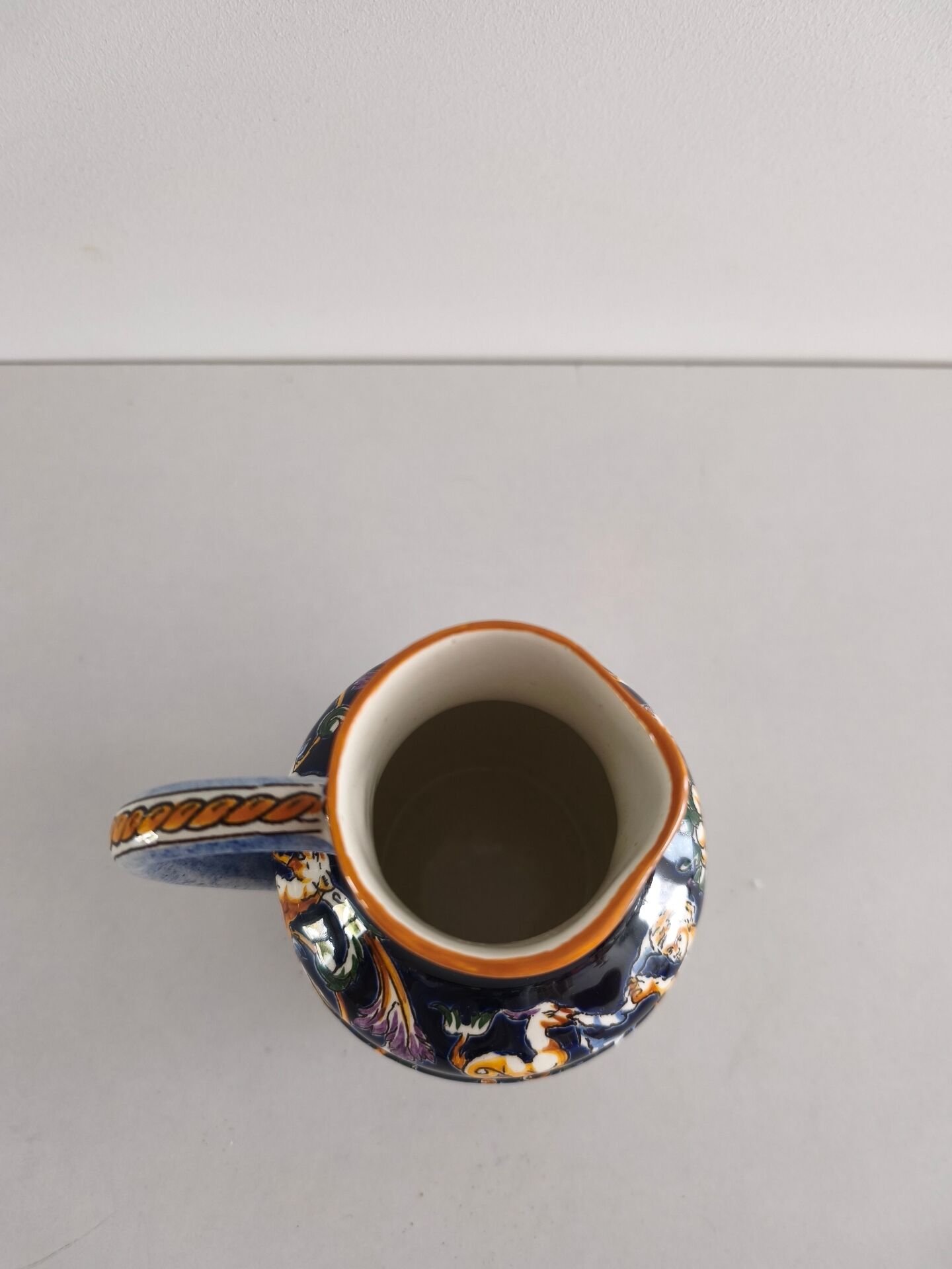 Petit pichet / Pot à lait en faïence de Gien - Renaissance