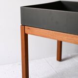 Vintage Scandinavian teak planter from the 1960s