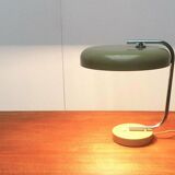 Minimalist German table lamp from the mid-century space age by Hustadt Leuchten, 1960s.