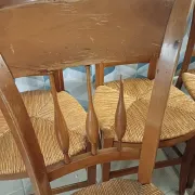 6 directoire Provençal cherry wood chairs