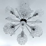 Large vintage pendant light, 70s