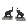 Elephant bookends