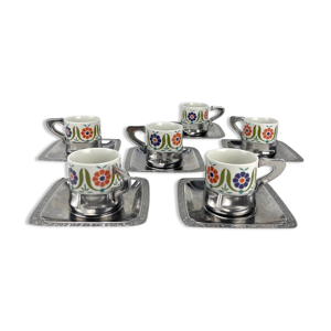 service à expresso porcelaine