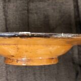 Ceramic plate with graffito stylised birds in the Pesaro Faenza style, early 1900s.