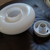 Ceiling lamp chandelier ceramic glass art deco style