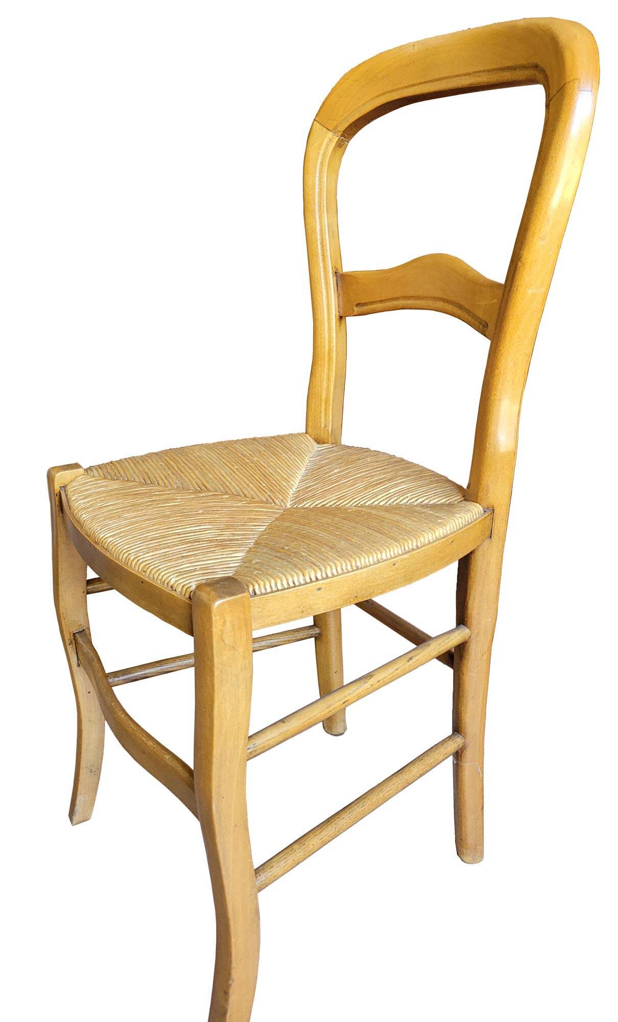 Set of 6 Louis Philippe style chairs