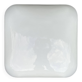 Grand plafonnier ou applique carré opaline verre de lait blanc