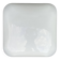 Large square ceiling or wall light in opaline white milk glass