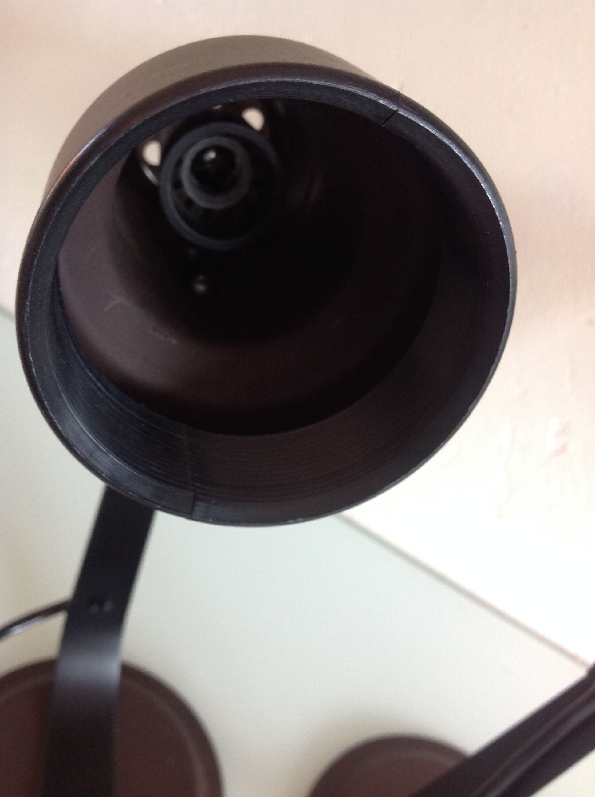 Pair of bedside lamps Metal vintage 70s spots