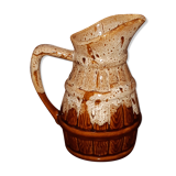 Flaming pitcher-scale ceramic barrel-shaped from the Faiencerie Revol