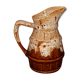 Flaming pitcher-scale ceramic barrel-shaped from the Faiencerie Revol