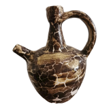 Spotted ceramic pitcher