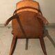 Fauteuil bridge en cuir