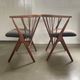 Set of 2 chairs, Helge Sibast chair no. 8, Sibast, Denmark, 1950s