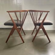 Set of 2 chairs, Helge Sibast chair no. 8, Sibast, Denmark, 1950s