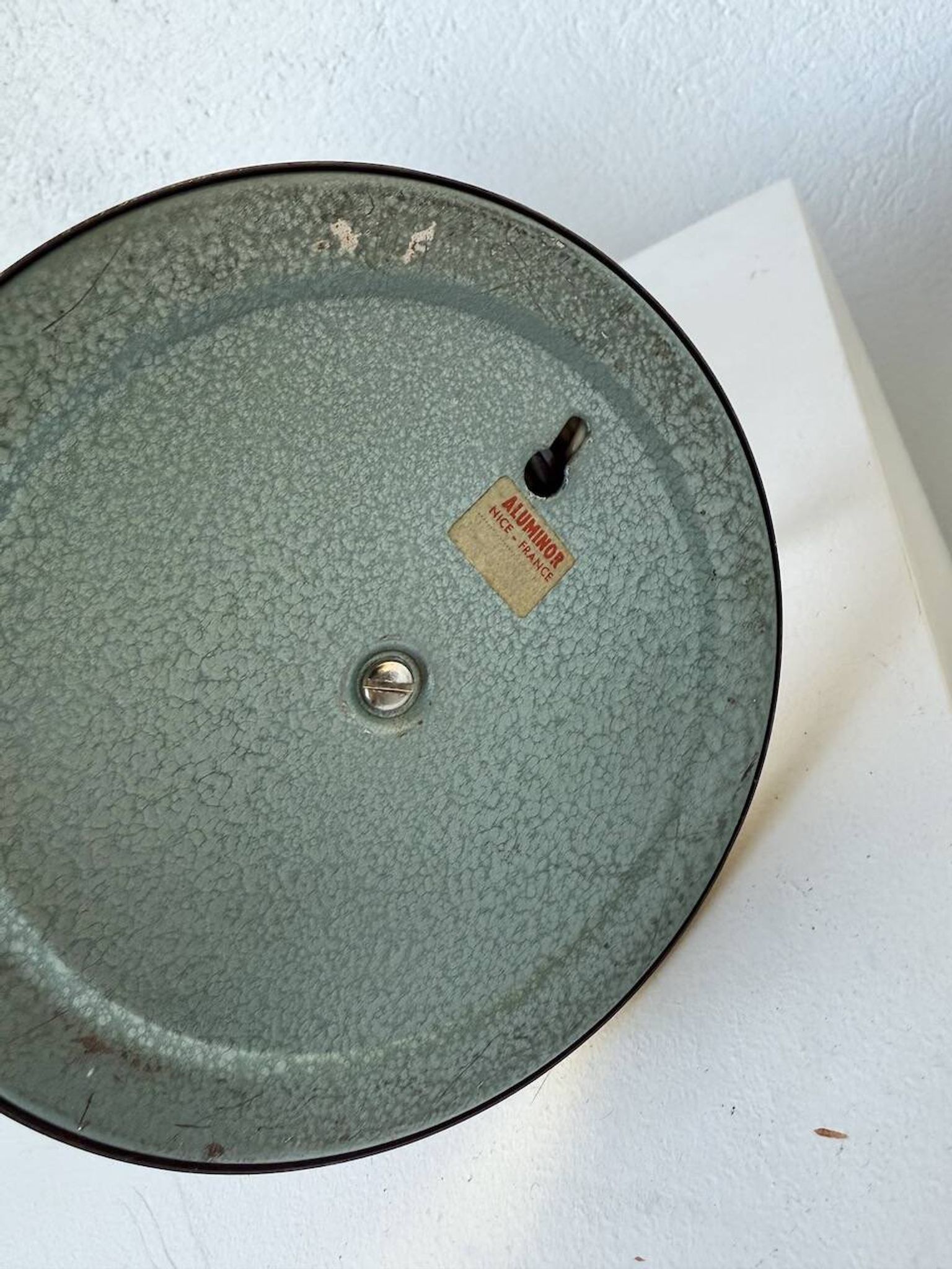 Lampe de bureau années 50 « diabolo » Aluminor