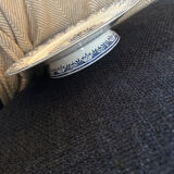 Plate or dish on a pedestal Moustiers by Jules Vieillard