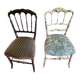 Two fully restored Napoleon III chairs.