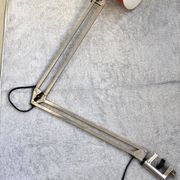 Lampe d'architecte rouge   patented  finlande