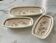 Lot of 3 vintage ceramic plates with thistles.