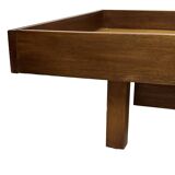 Vintage daybed with drawers 1960s in teak minimalist design