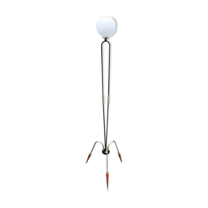 Lampadaire tripode design, acier,