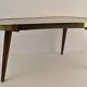 Coffee table tripod bean in formica, vintage 1960