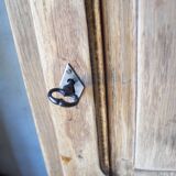 antique solid wood bonnetière