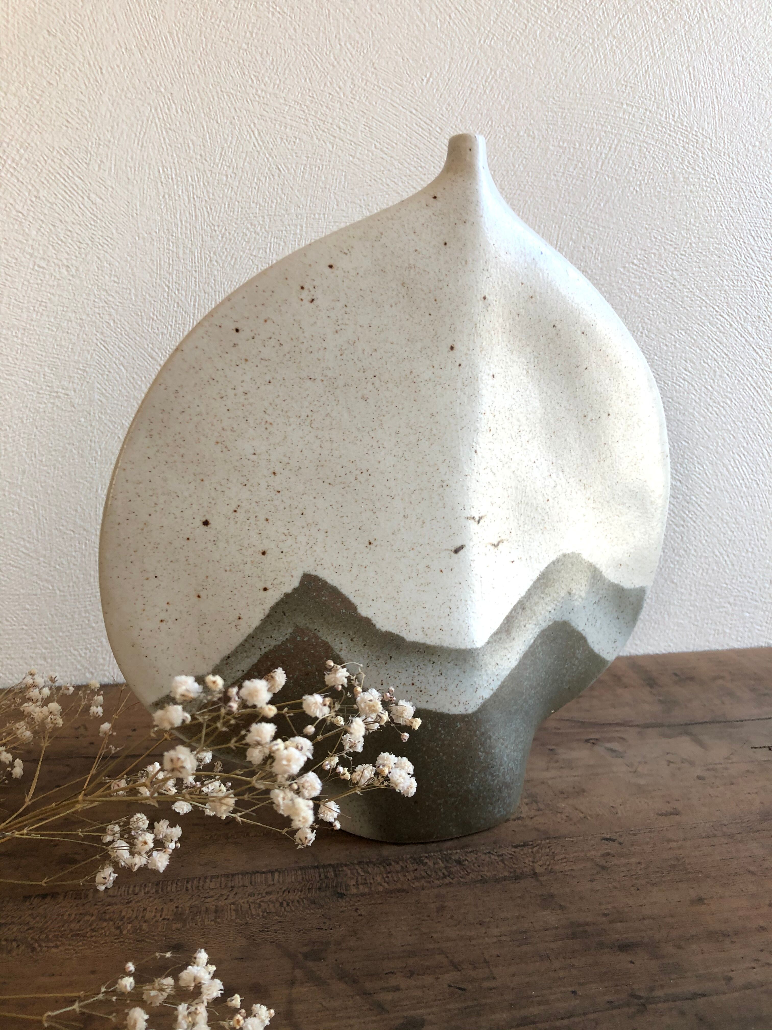 Virent porcelain vase by Jacques Buchholtz
