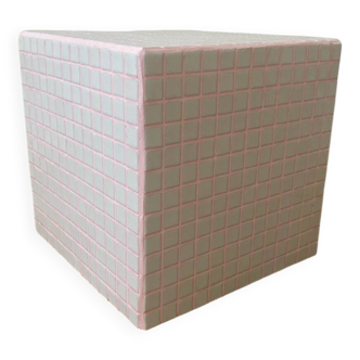 Handmade ceramic cube