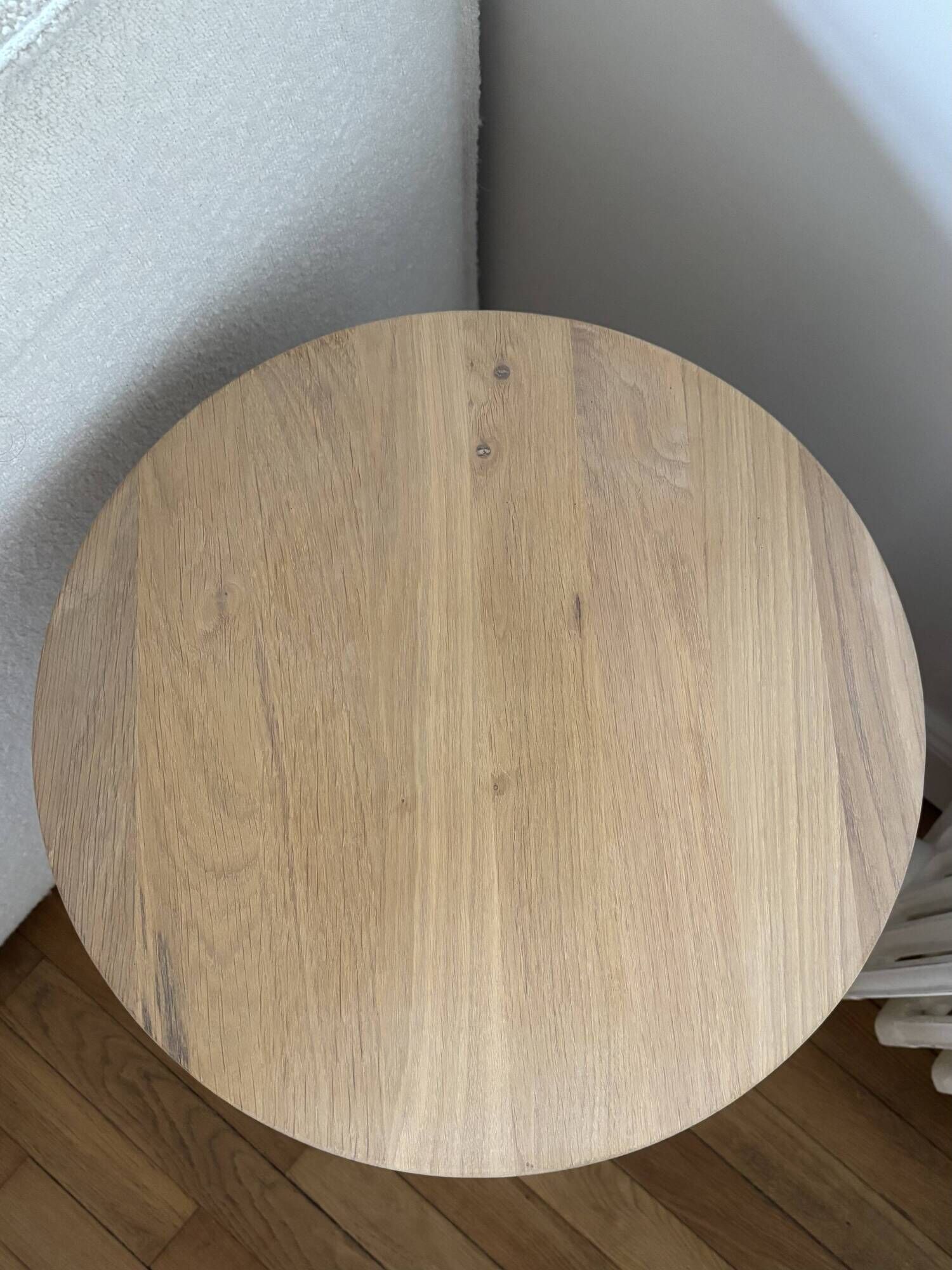 Bolia Sprout side table – oak & marble – excellent condition
