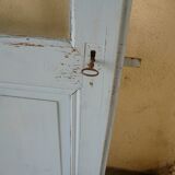 Old door blue patina