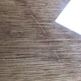 Coffee table with chrome legs and glass top, 1970