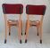 Pair of vintage kitchen chairs completely revamped