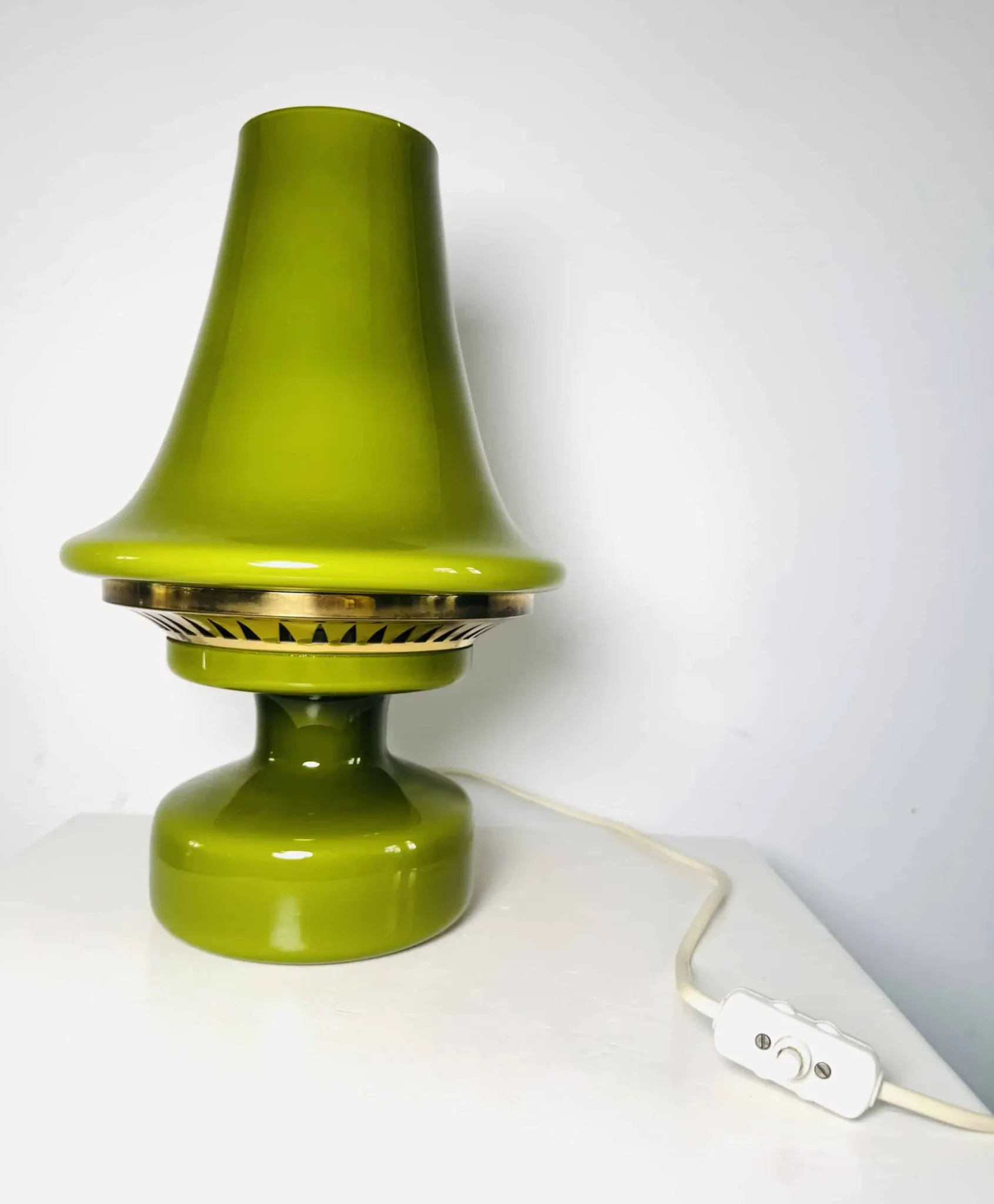 B-124 Glass Lantern Table Lamp By Hans-Agne Jakobsson For Markaryd Ab, Sweden, 1960S