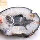 Vide poche en agate sculptée, années 70
