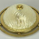 60s 70s Lamp Luminaire Plafoniere Flush Mount Ice Glass Space Age Design