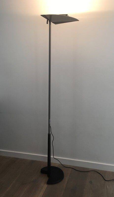 Designer parquet floor lamp. Bruno Gecchelin for Gruppo Skipper