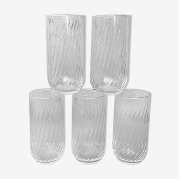 Set of 5 glasses