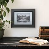 Pasterze and Grossglockner, Austria, printed illustration from 1878.